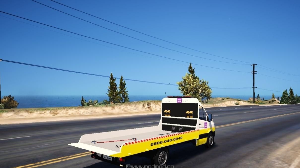 侠盗猎车手5「GTA5」Mod: Mercedes-Benz Sprinter Reboque VIA 040