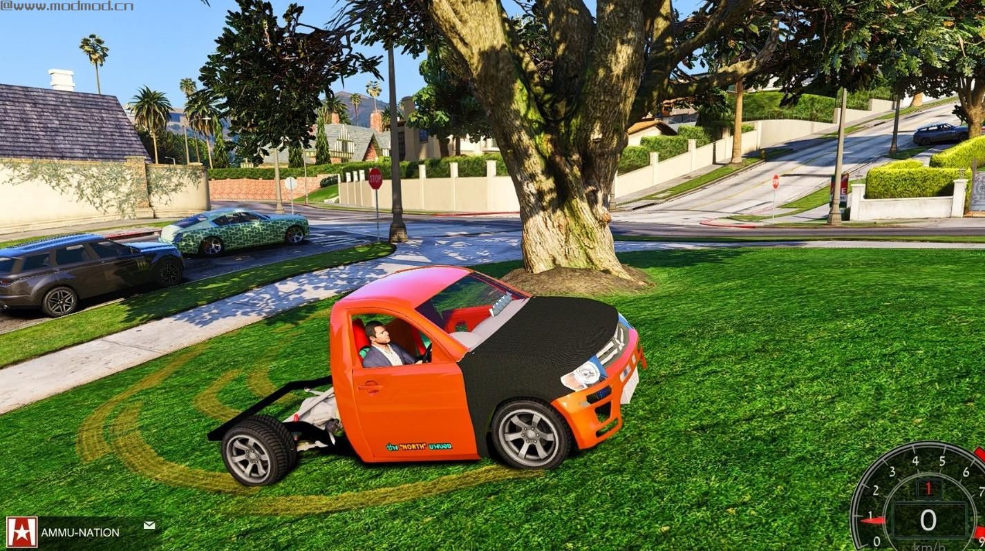 侠盗猎车手5「GTA5」Mod: Mitsubishi Triton Singel Cab Modify [Add-on]