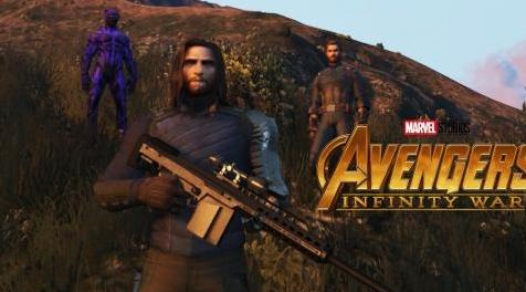 侠盗猎车手5「GTA5」Mod: Winter Soldier (Avengers Infinity War)
