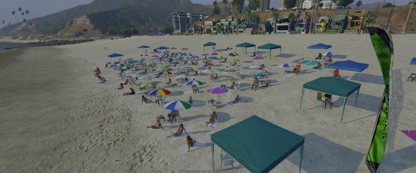 侠盗猎车手5「GTA5」Mod: The Beach