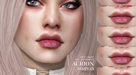 模拟人生4MOD Aurion Dimples N07 酒窝