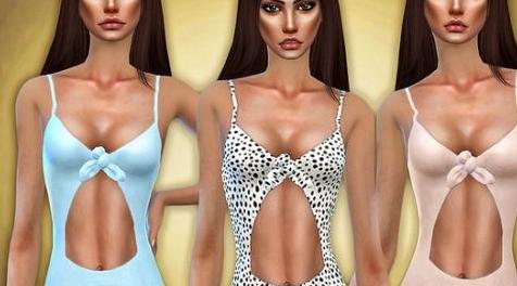 模拟人生4MOD Ocean Breeze Swimsuit 03 泳衣