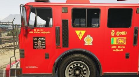 侠盗猎车手5「GTA5」Mod: Sri Lankan Fire Truck (ශ්&zwj;රී ලංකා ගිනි නිවන රථය)