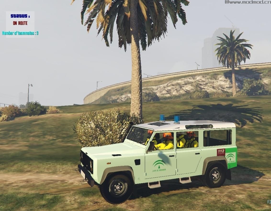 侠盗猎车手5「GTA5」Mod: Ret&eacute;n Forestal INFOCA / Brush Patrol INFOCA