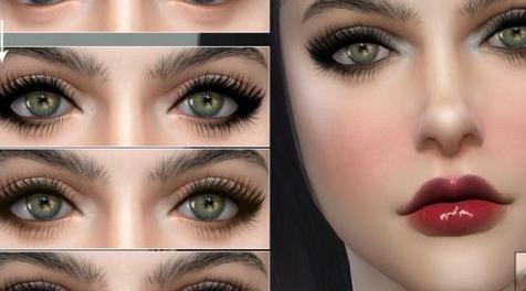 模拟人生4MOD S-Club WM ts4 eyelashes 201812 睫毛