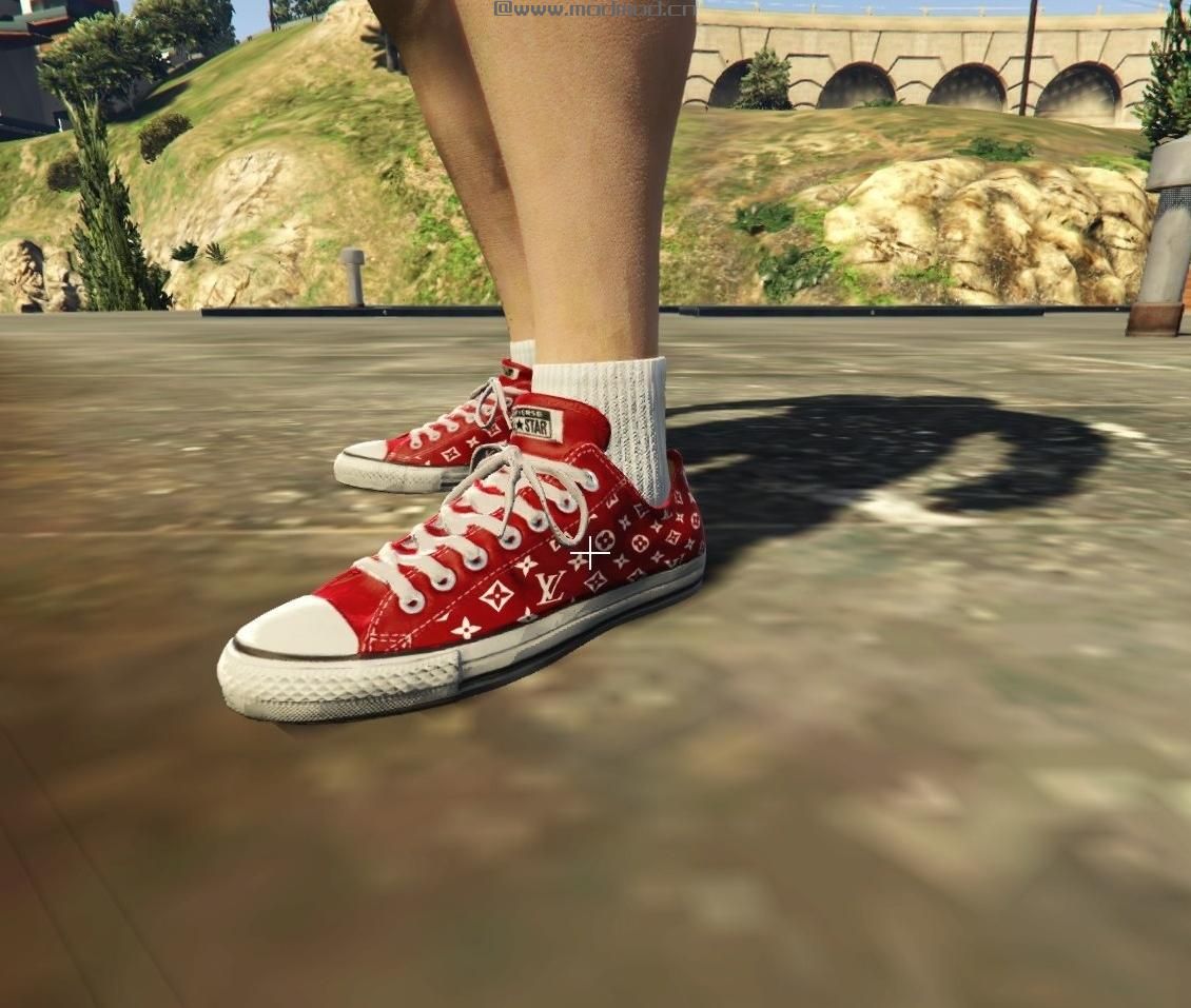 侠盗猎车手5「GTA5」Mod: L.V Converse All Stars low