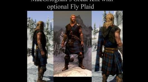 上古卷轴5：重置版MOD MacGrioghair的Great Kilt SSE