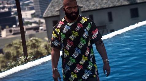 侠盗猎车手5「GTA5」Mod: Iceberg T-Shirt / Franklin