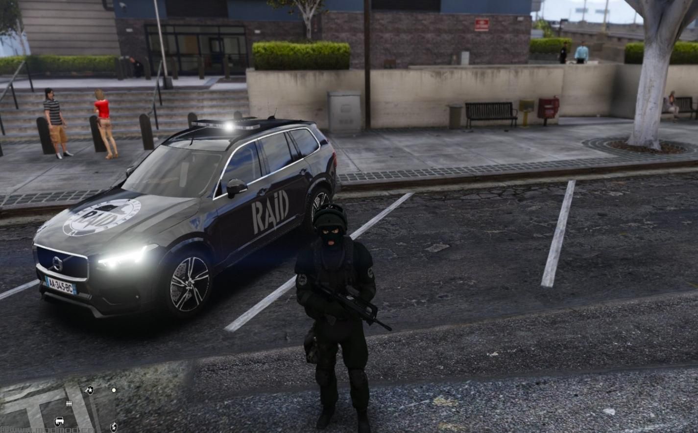 侠盗猎车手5「GTA5」Mod: Volvo XC90 RAID Francais [ELS]