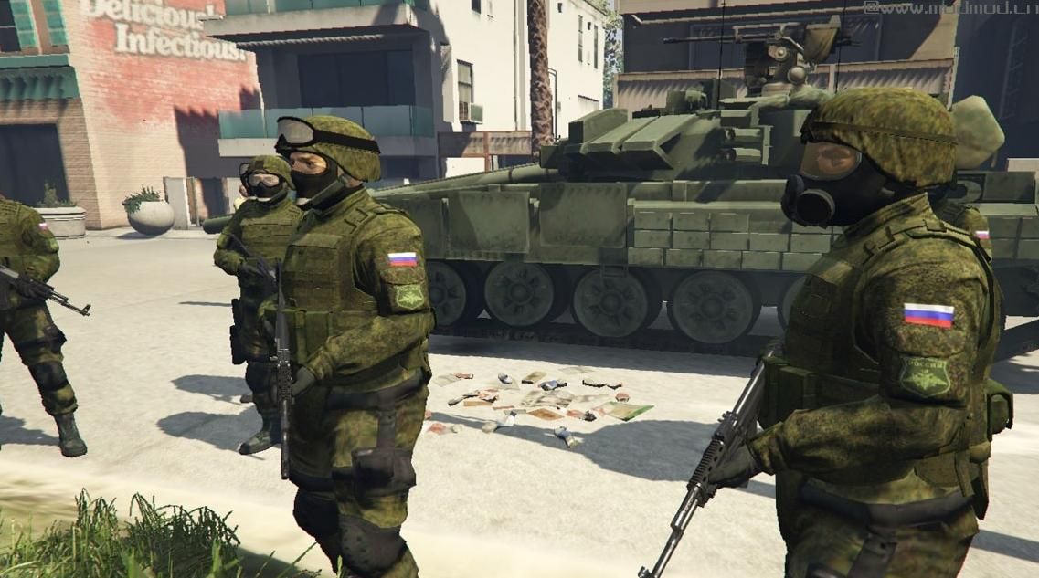 侠盗猎车手5「GTA5」Mod: Russian Armed Forces