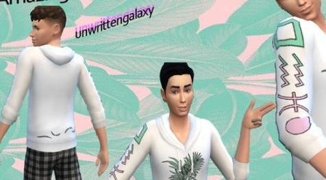 模拟人生4MOD AmazingPhil Plant Hoodie 连帽衫