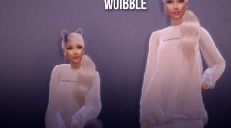 模拟人生4MOD No Tears Left To Cry Sweater (MESH NEEDED) 毛衣