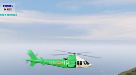 侠盗猎车手5「GTA5」Mod: Helic&oacute;ptero INFOCA / INFOCA Helicopter