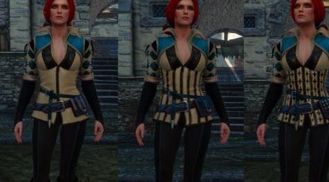 巫师3：狂猎MOD 特丽丝服装颜色替换MOD