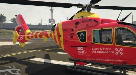 侠盗猎车手5「GTA5」Mod: Essex & Herts Air Ambulance