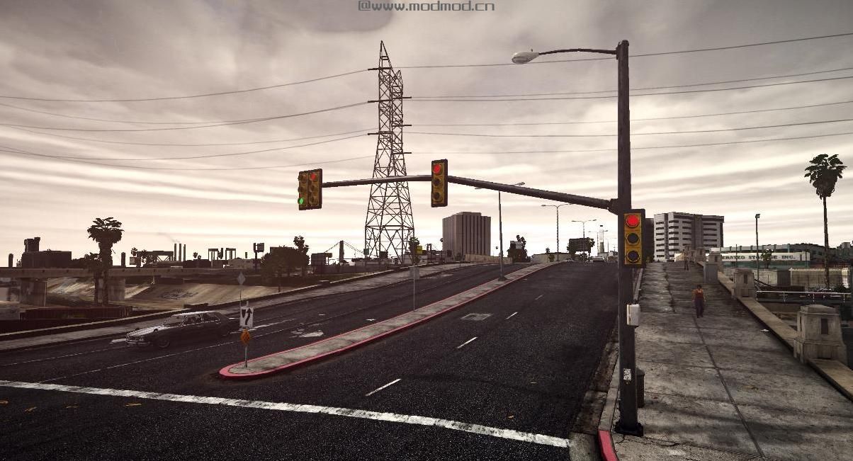 侠盗猎车手5「GTA5」Mod: New Realistic Traffic Lights