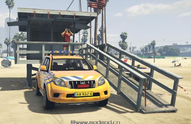 侠盗猎车手5「GTA5」Mod: Toyota Land Cruiser Reddingsbrigade [ELS] [Dutch]