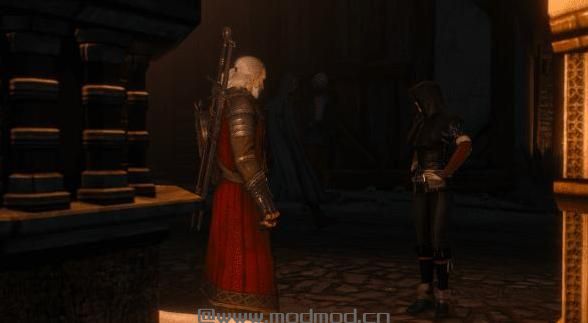 巫师3：狂猎MOD 特丽丝黑色斗篷