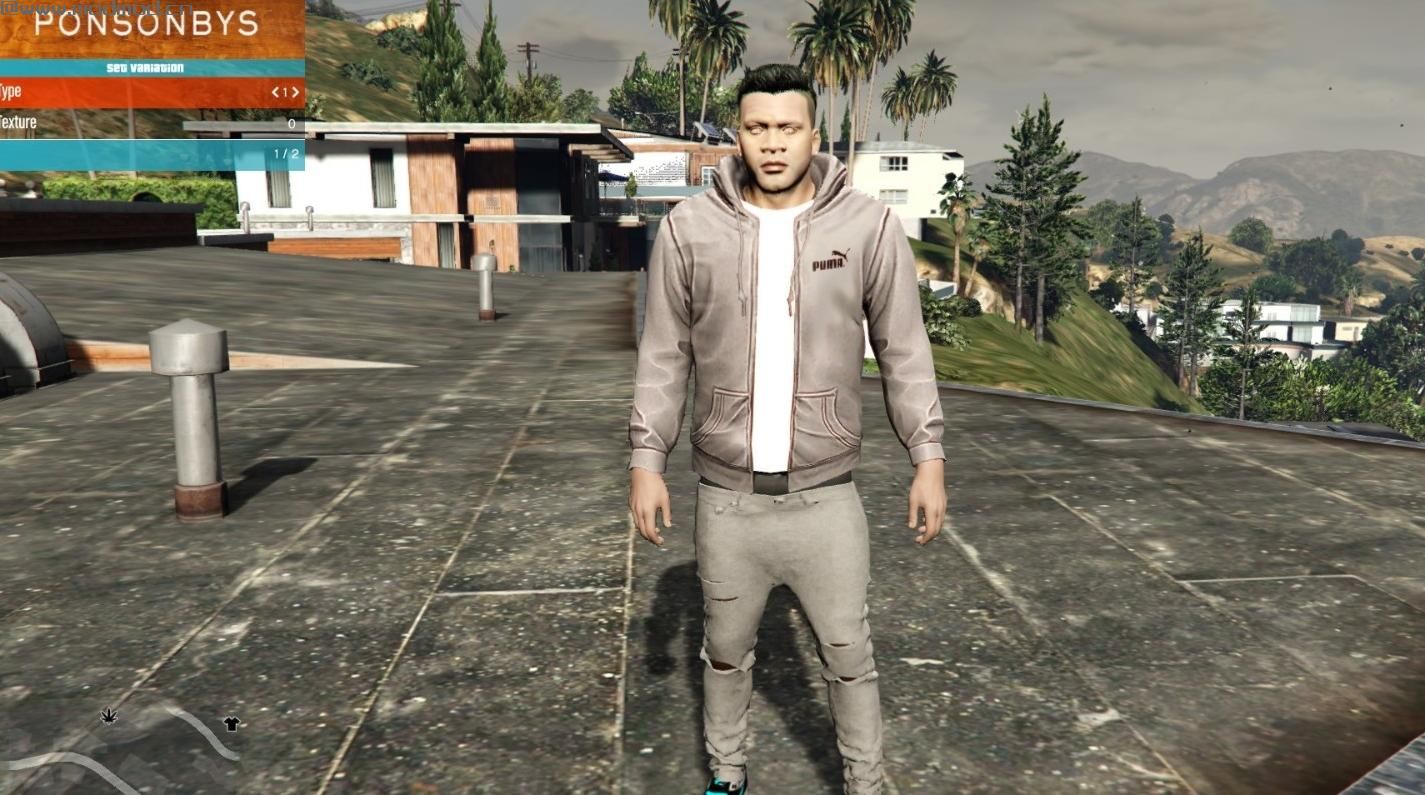 侠盗猎车手5「GTA5」Mod: Puma Hoodies