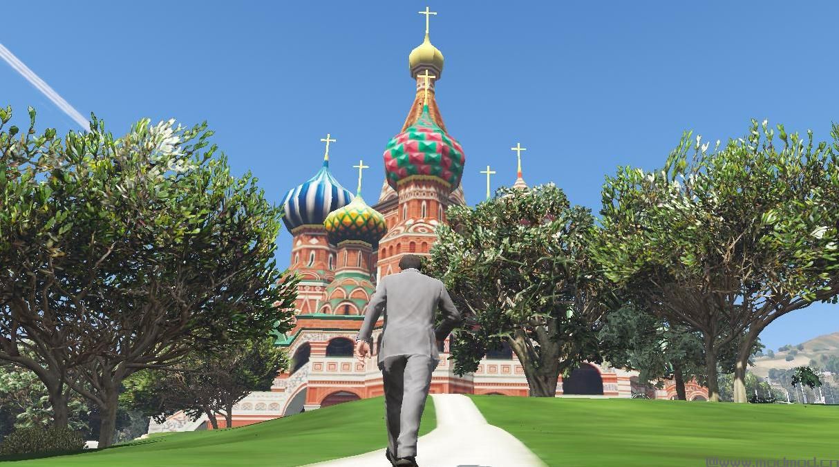 侠盗猎车手5「GTA5」Mod: Basil&rsquo;s cathedral Prop [AddonProps / Map editor]