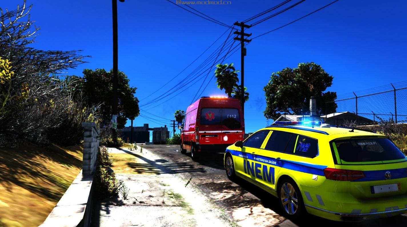 侠盗猎车手5「GTA5」Mod: Absc Renault Master [ELS] Bombeiros Portugal