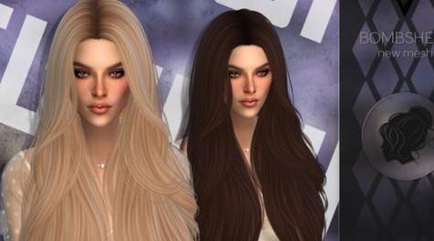 模拟人生4MOD Nightcrawler-Bombshell 发型
