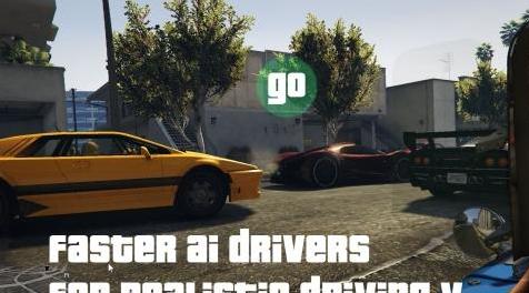侠盗猎车手5「GTA5」Mod: Faster AI Drivers for Realistic Driving V [OIV]