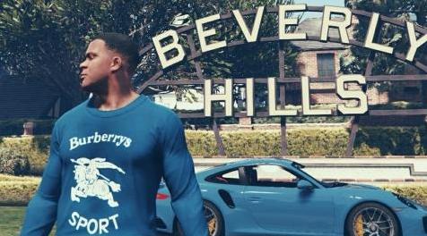 侠盗猎车手5「GTA5」Mod: Burberrys Sport Crewneck for Franklin