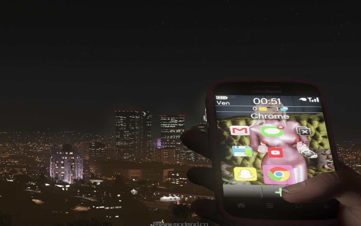 侠盗猎车手5「GTA5」Mod: Katerina Piglet Cell Phone Pack