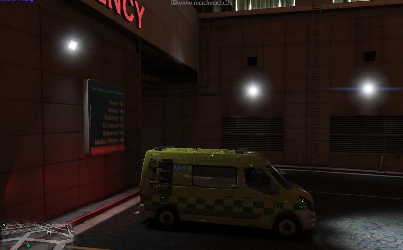 侠盗猎车手5「GTA5」Mod: A Very Different UK Ambulance for you all