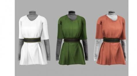 模拟人生4MOD belaloallure_espanza dress 连衣裙