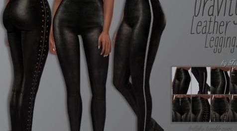 模拟人生4MOD Trillyke - Gravity Leather Leggings 皮裤