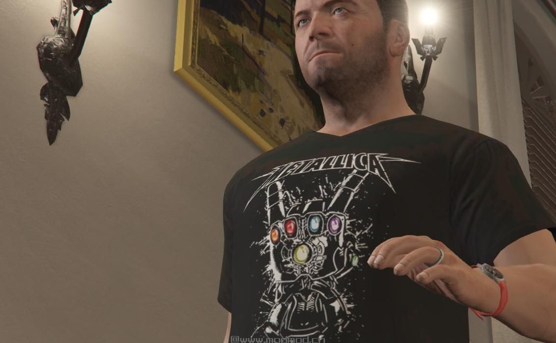 侠盗猎车手5「GTA5」Mod: Random T-shirts for Michael