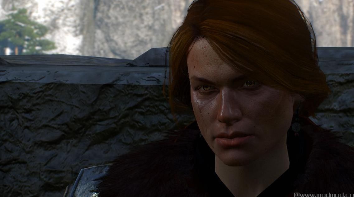 巫师3：狂猎MOD 没化妆的Cerys