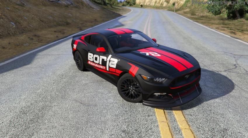 Borla Livery (from Hot Wheels) for Ford Mustang GT