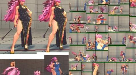 终极街霸4MOD  Poison Butt Breast MOD 1