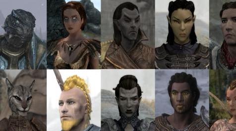 上古卷轴5：重置版MOD My Vanilla Races SSE