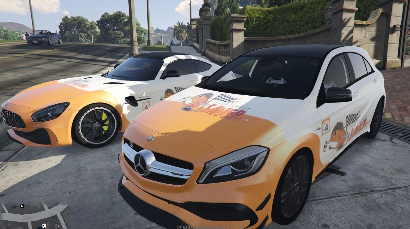 侠盗猎车手5「GTA5」Mod: 梅赛德斯 - 奔驰A 45 AMG / Mercedes-AMG GT R系列