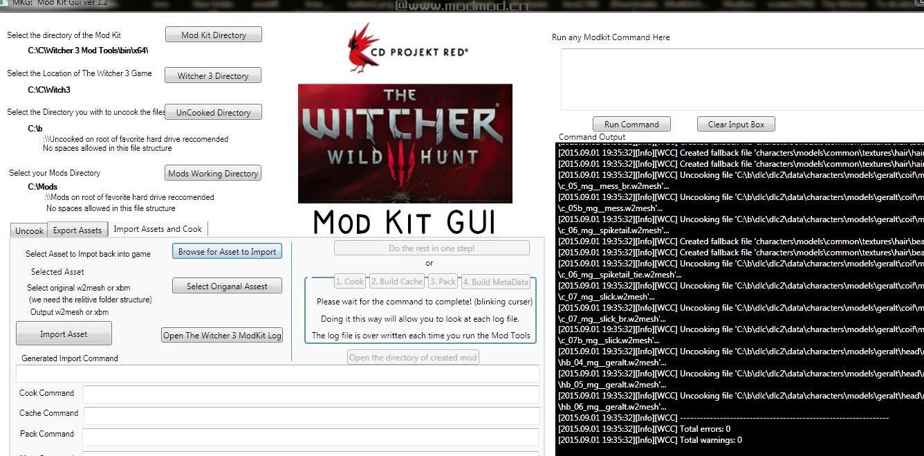 Mod Kit Gui工具用于DLC解压缩导入和导出资源