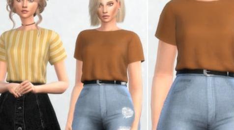 模拟人生4MOD Marina Top / Christopher067 上衣