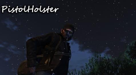 侠盗猎车手5「GTA5」Mod: Pistol Holster