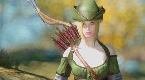 上古卷轴5：天际MOD 长弓兵妹子&mdash;&mdash;艾芙琳