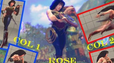 终极街霸4MOD  Rose Wonder woman