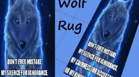 模拟人生4MOD Don&rsquo;t_Mistake_Wolf_Rug 狼地毯