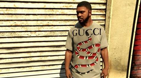 侠盗猎车手5「GTA5」Mod: Fresh Gucci T-Shirt