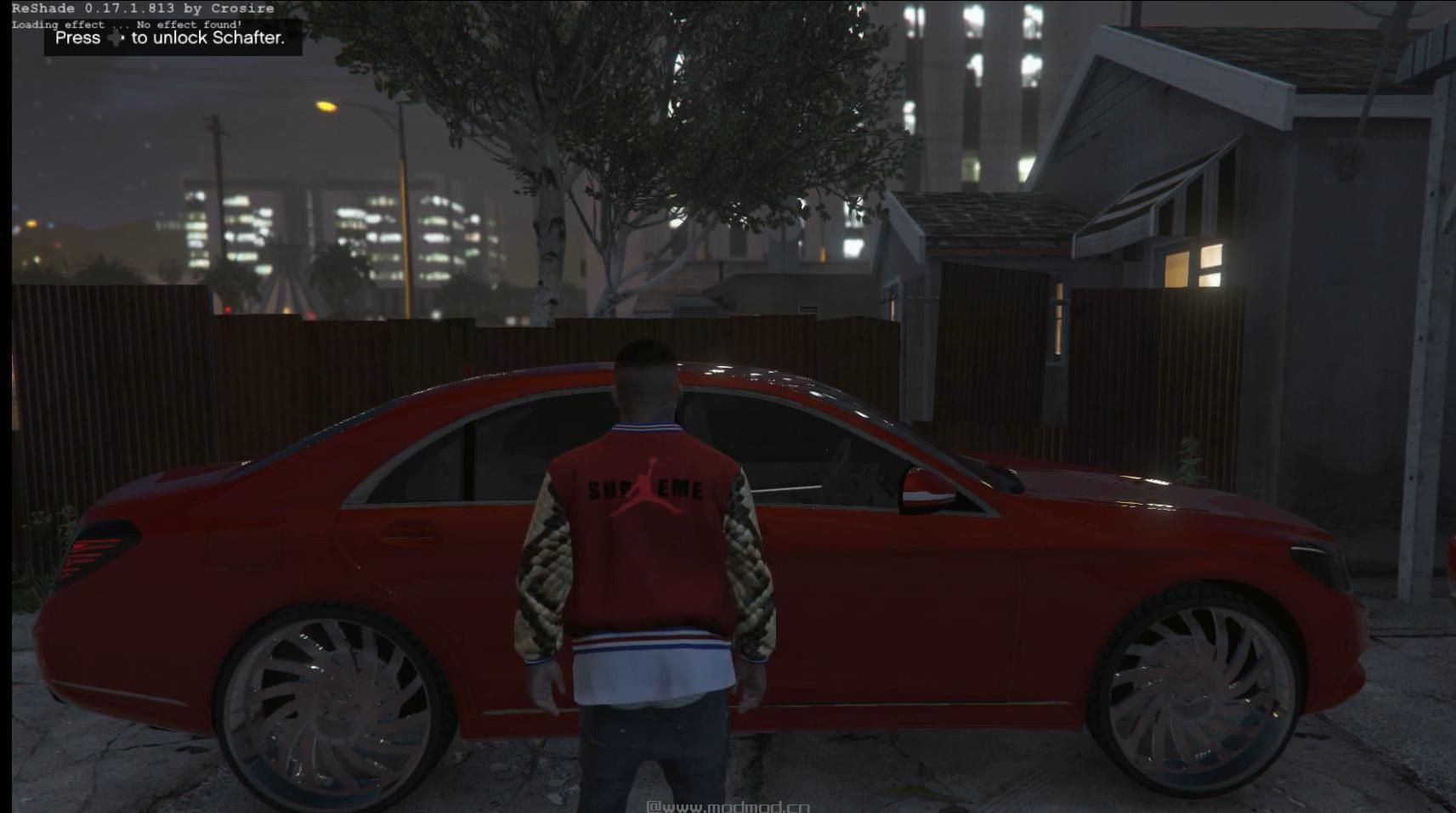 侠盗猎车手5「GTA5」Mod: Snake skin jordan supreme jacket