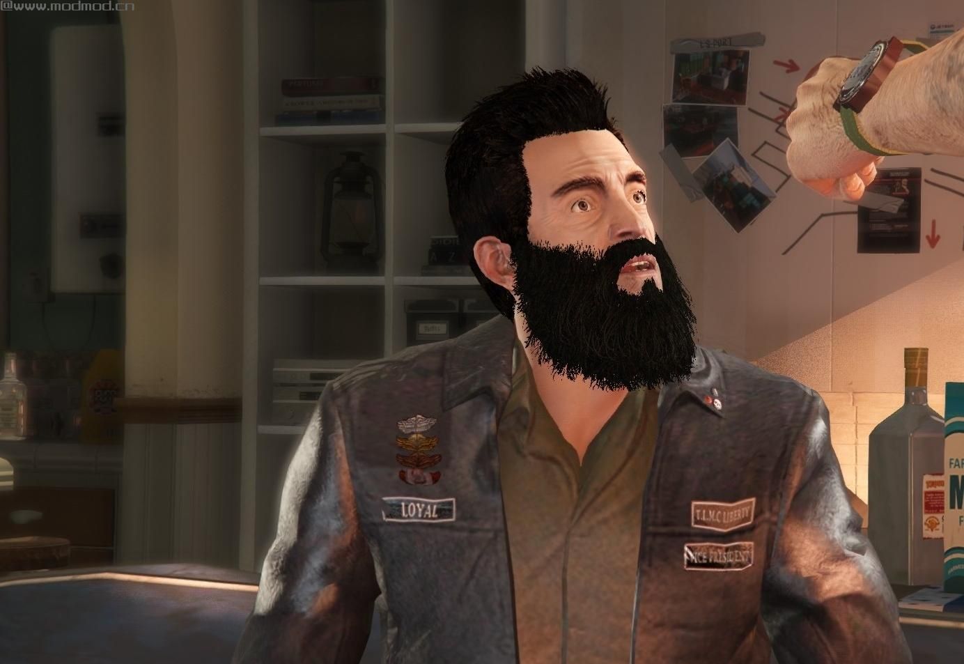 侠盗猎车手5「GTA5」Mod: New leather jacket for Trevor