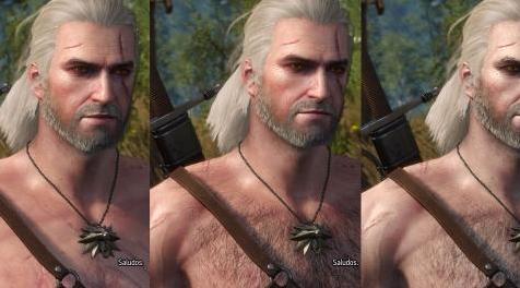 巫师3：狂猎MOD Geralt体毛