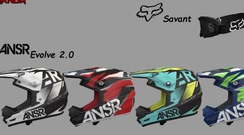 侠盗猎车手5「GTA5」Mod: 2015 ANSWER EVOLVE 2.0 Helmets + FOX Savant Goggles