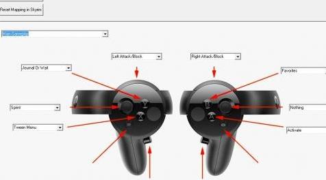 上古卷轴5：重置版MOD 用于Skyrim VR的Oculus控制器重映射工具